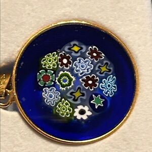 Venezian Glass Floral Pendant
